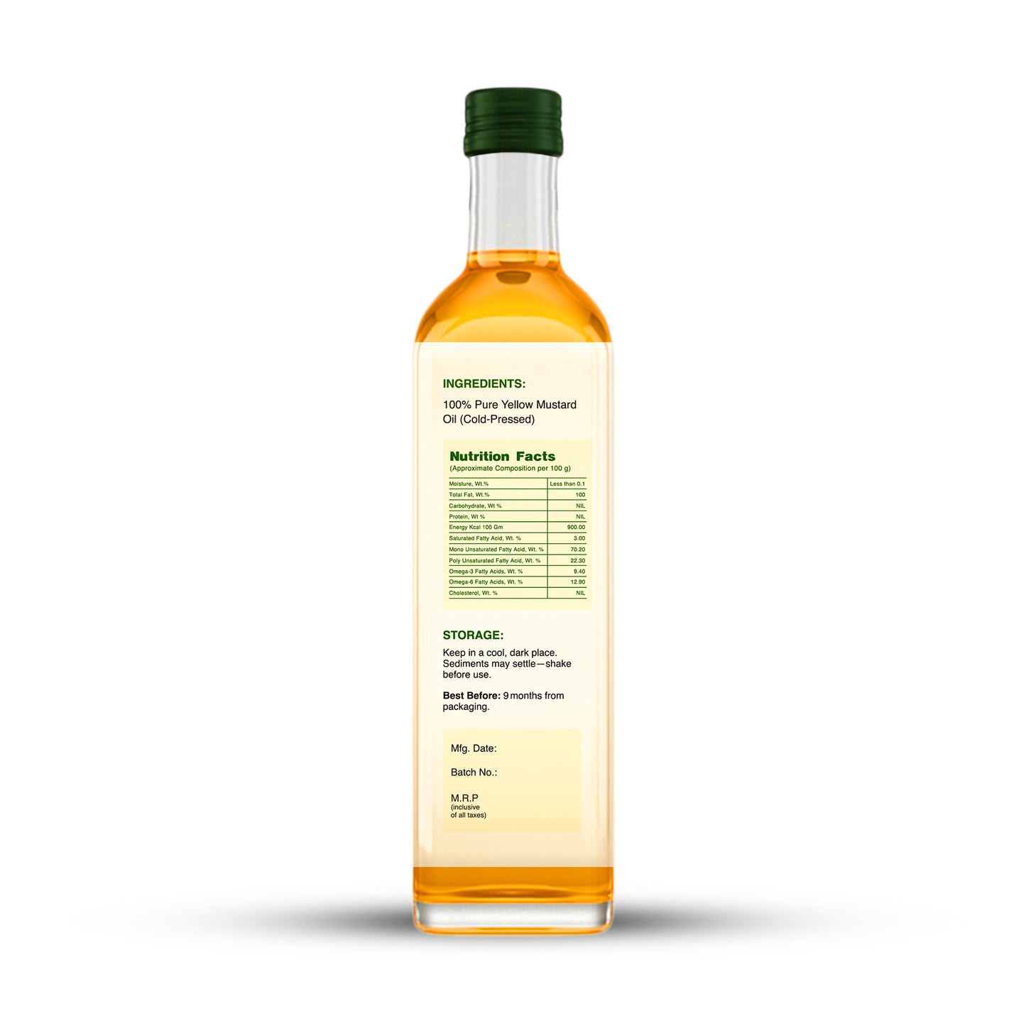 Yellow mustard oil