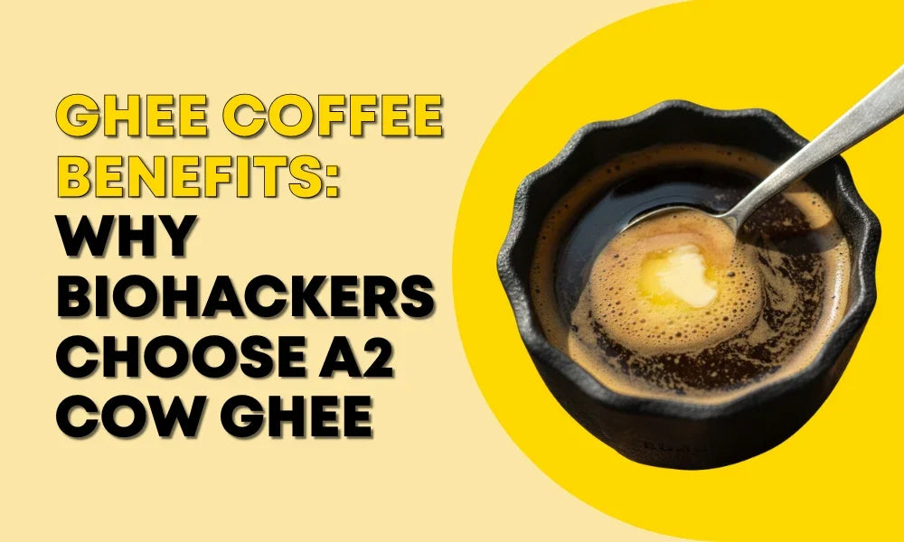 Ghee Coffee Benefits: Why Biohackers Choose A2 Cow Ghee
