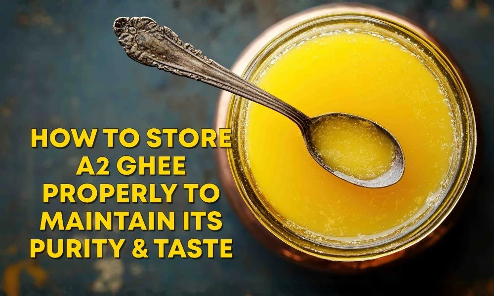 How to Store A2 Ghee Properly to Maintain Its Purity &amp; Taste