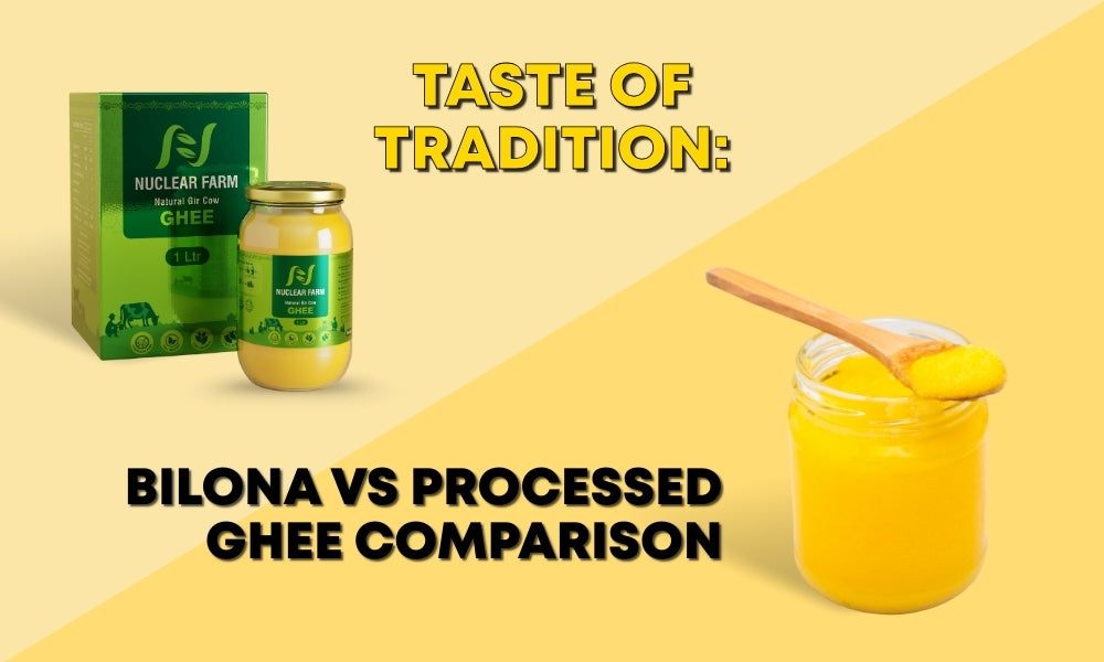 Taste of Tradition: Bilona vs Processed Ghee Comparison