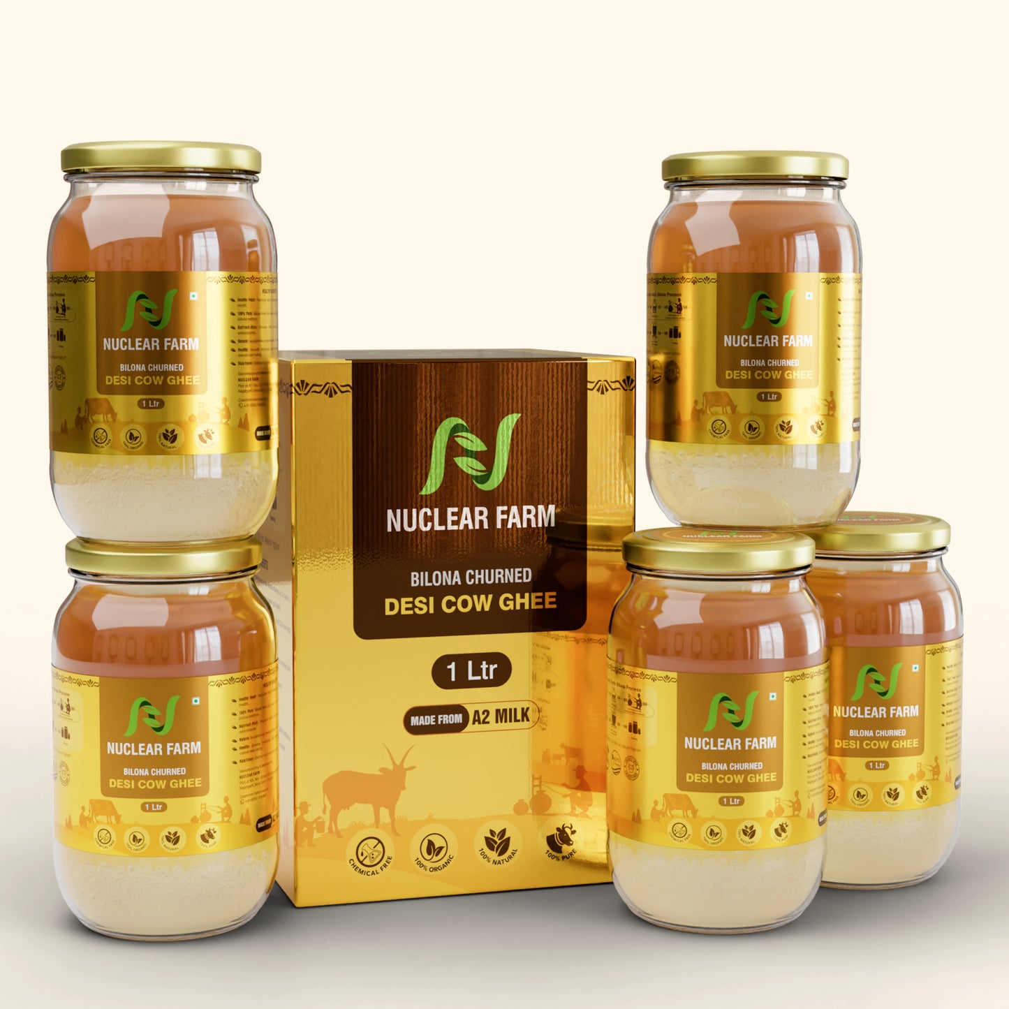 Desi Cow Ghee - 5 L
