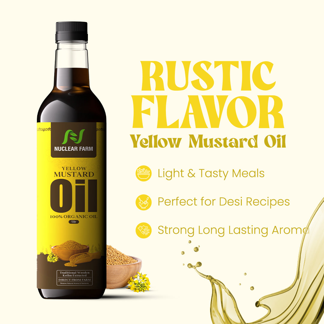 Yellow Mustard Oil and Desi Cow Ghee