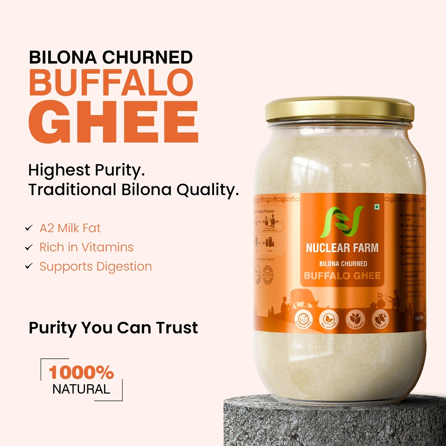 Black Mustard Oil and Buffalo Ghee