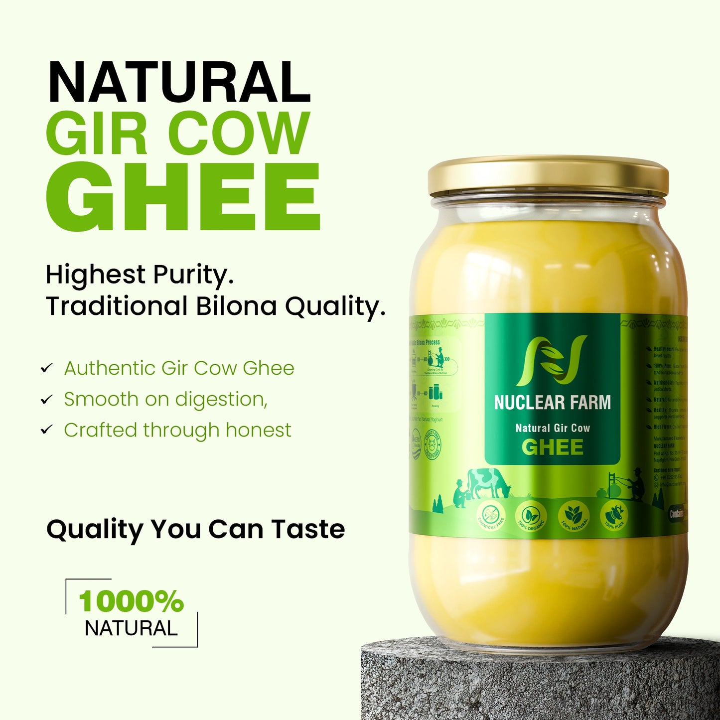 Black Mustard Oil and Gir Cow Ghee