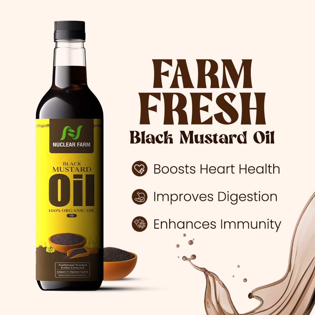 Desi Cow Ghee and Black Mustard Oil