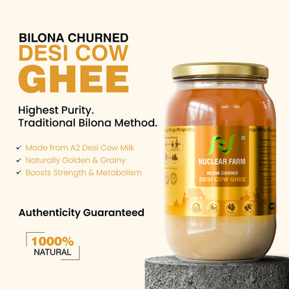 Yellow Mustard Oil and Desi Cow Ghee