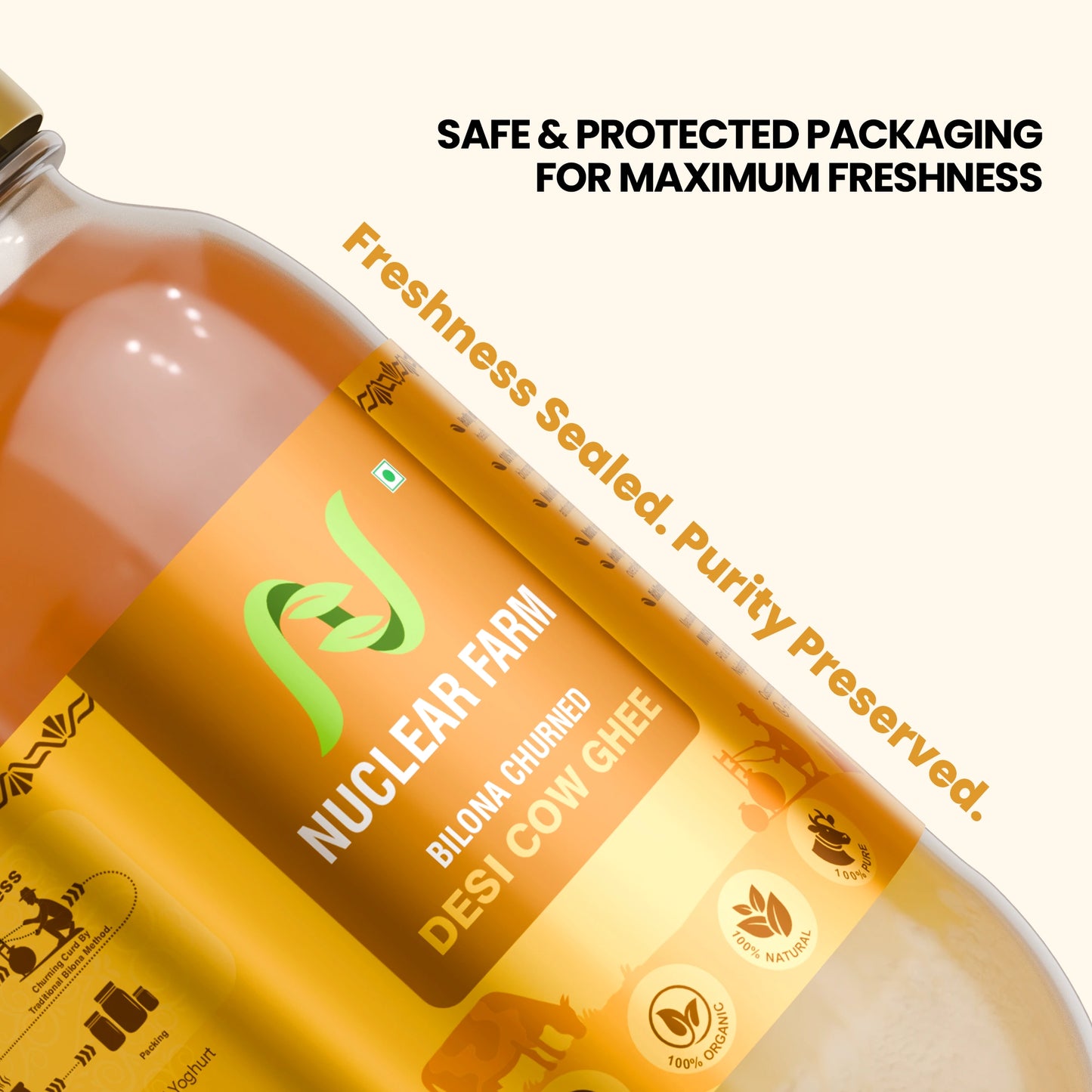 Yellow Mustard Oil and Desi Cow Ghee