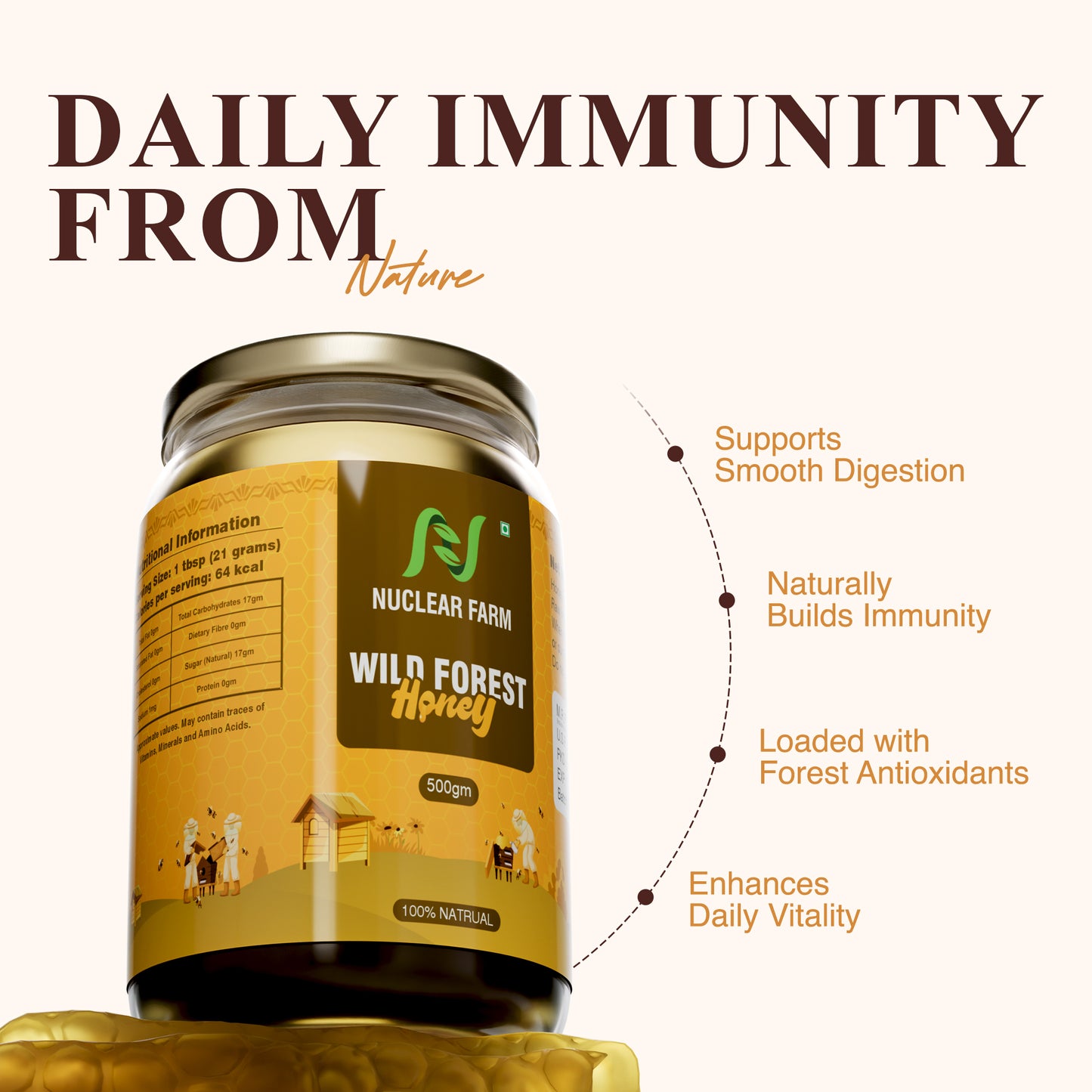 Wild Forest honey - 500 gm