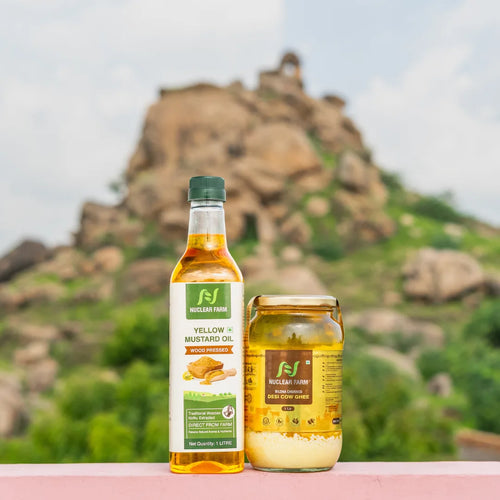 Yellow Mustard Oil and Desi Cow Ghee