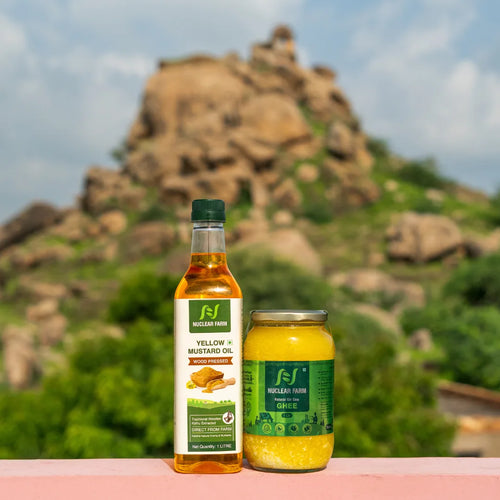 Yellow Mustard Oil and Gir Cow Ghee