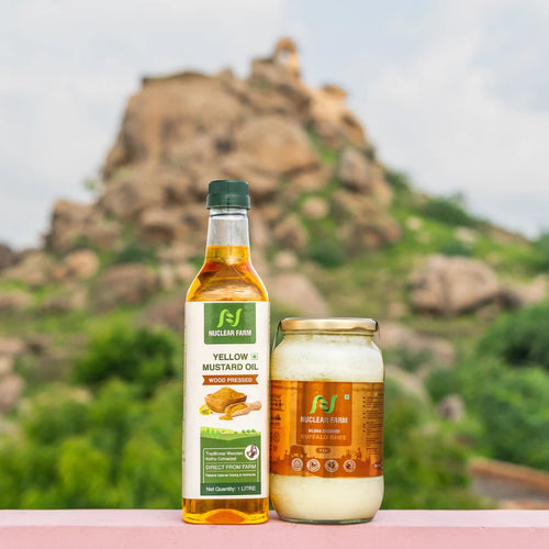 Yellow Mustard Oil and Buffalo Ghee